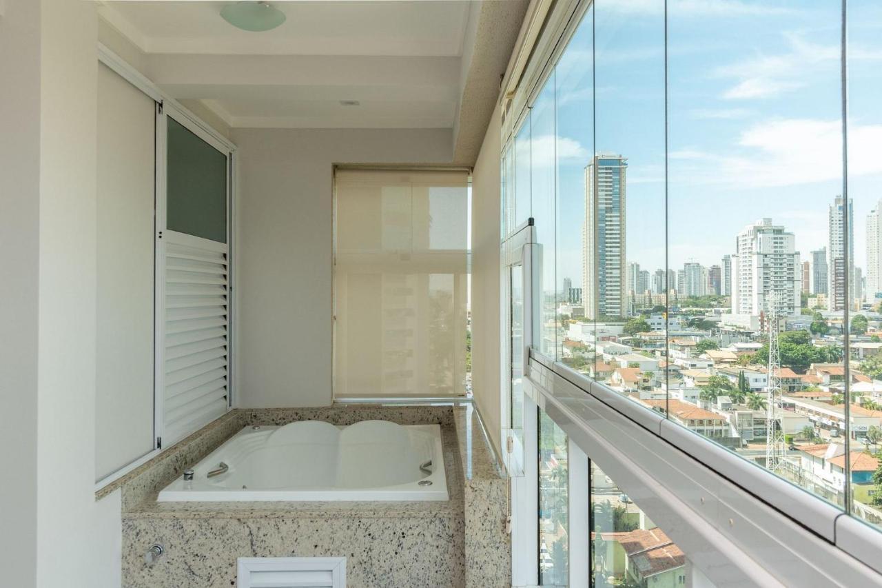 גויאניה Apartamento De 1 Quarto Com Vista Para O Parque Vaca Brava E Com Jacuzzi No Setor Bueno - El1802 מראה חיצוני תמונה