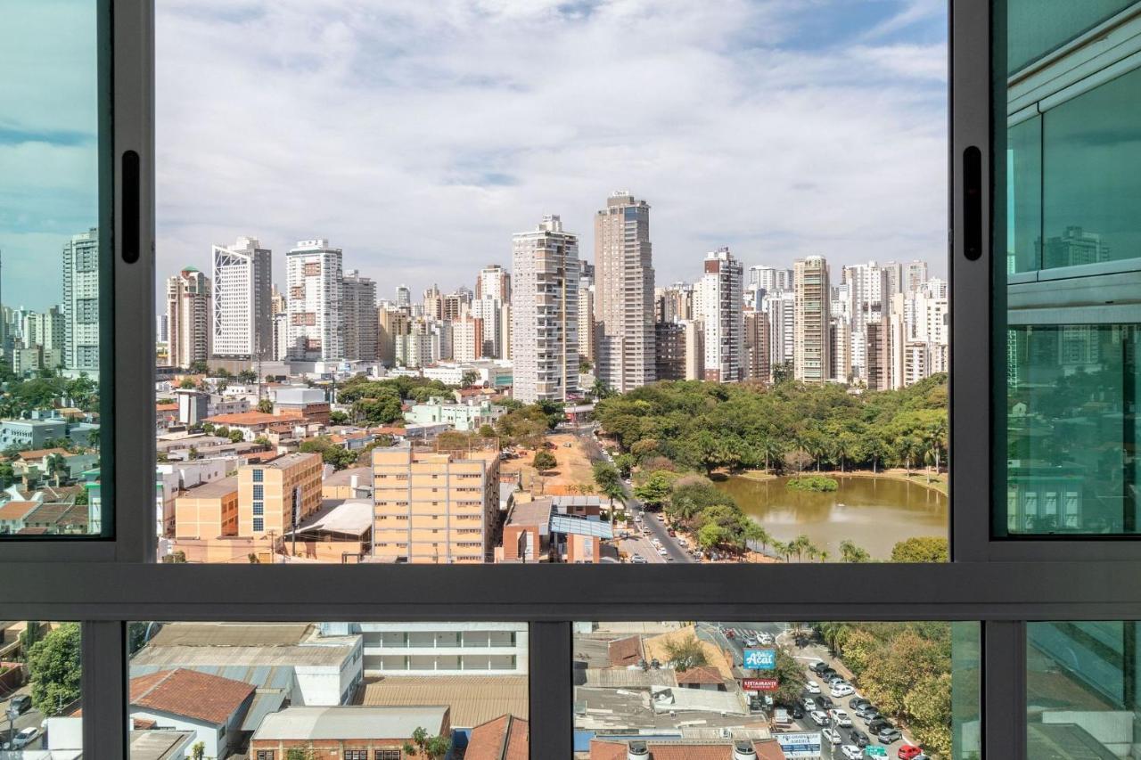 גויאניה Apartamento De 1 Quarto Com Vista Para O Parque Vaca Brava E Com Jacuzzi No Setor Bueno - El1802 מראה חיצוני תמונה